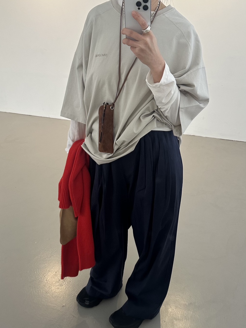 FAVE韓國直郵㊣女裝新款休閑25春夏人氣時尚職業熱賣長袖T恤FAVOURITE長袖T恤