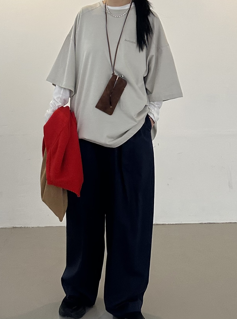 FAVE韓國直郵㊣女裝新款休閑25春夏人氣時尚職業熱賣長袖T恤FAVOURITE長袖T恤