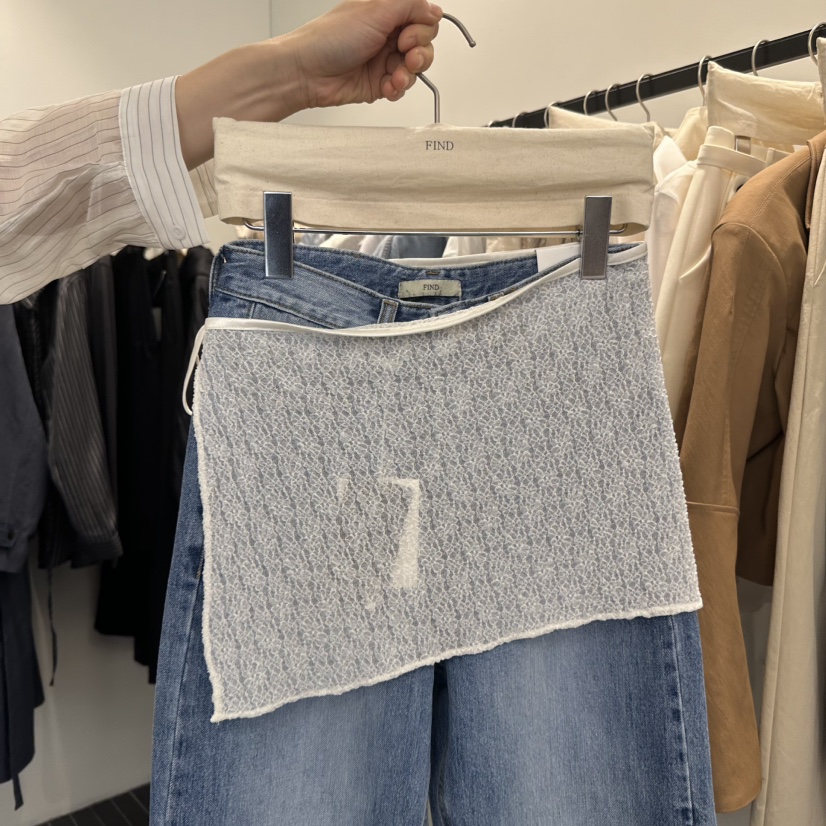 FIND-P韓國直郵㊣女裝新品推薦休閑人氣熱賣25春夏職業短裙FIND-P短裙圖色3