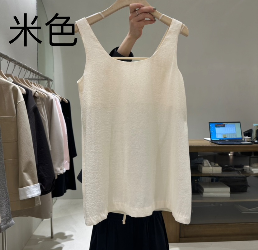 A WANT直郵韓國代購㊣女裝新品休閑25春夏人氣熱賣馬甲含腰繩A WANT馬甲圖色2
