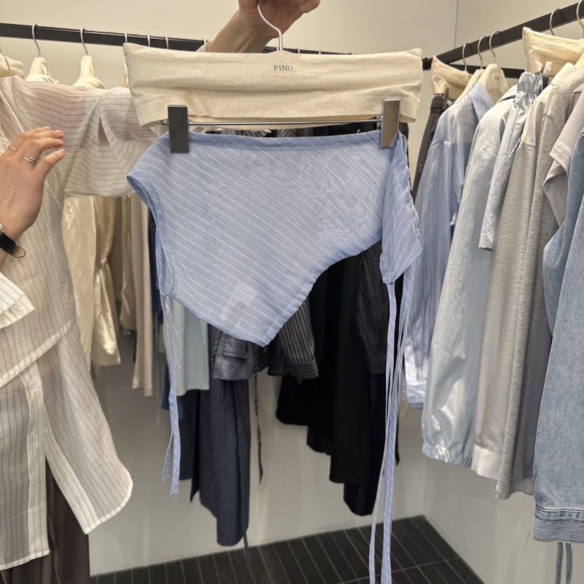 FIND-P韓國直郵㊣女裝新款職業25春夏推薦人氣休閑吊帶背心FIND-P吊帶/背心圖色2