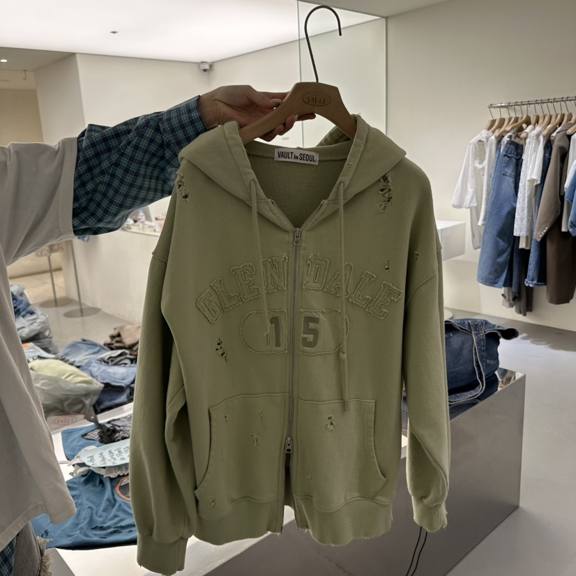 VAULT韓國㊣直郵東大門代購女裝新品職業人氣25春夏時尚衛衣VAULT衛衣圖色2