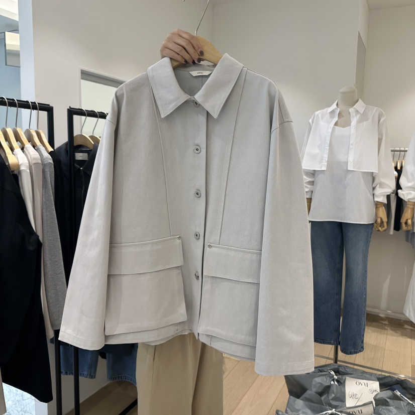OVU韓國㊣直郵東大門代購女裝新品25春夏推薦時尚職業熱賣夾克OVU夾克圖色2
