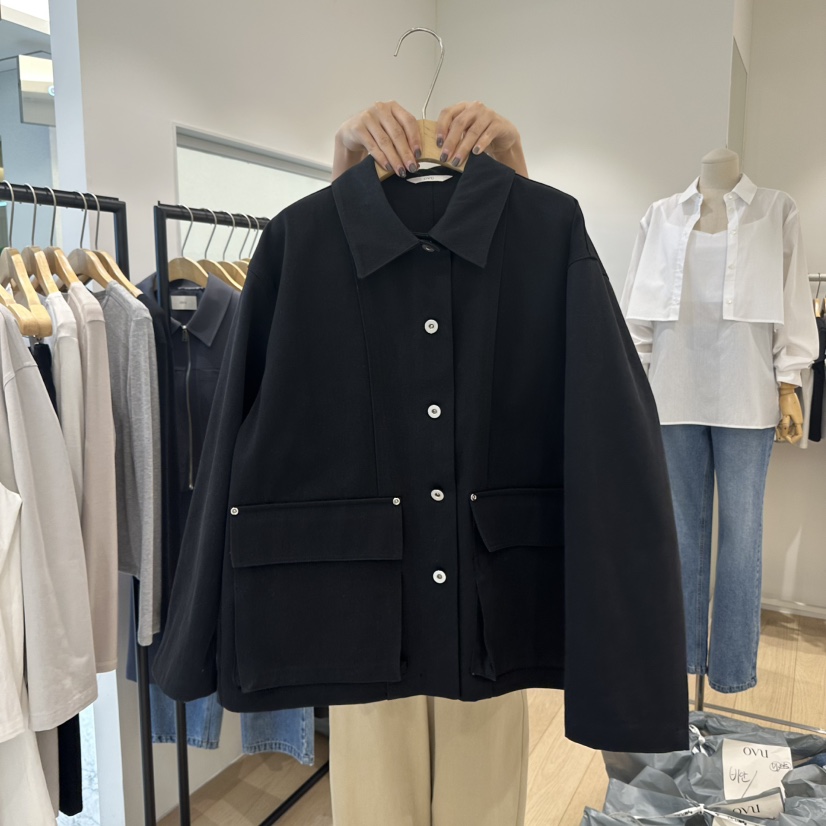 OVU韓國㊣直郵東大門代購女裝新品25春夏推薦時尚職業熱賣夾克OVU夾克圖色3