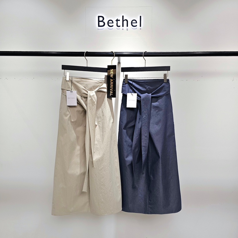BETHEL韓國直郵㊣東大門實拍女裝新款時尚熱賣職業休閑長裙BETHEL長裙