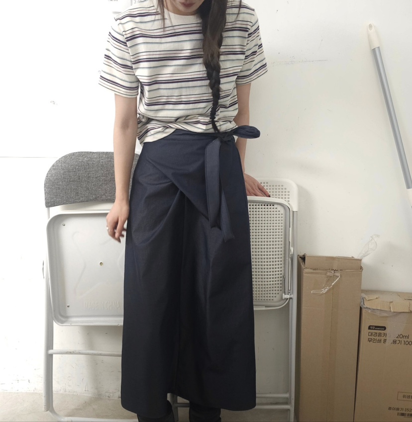 BETHEL韓國直郵㊣東大門實拍女裝新款時尚熱賣職業休閑長裙BETHEL長裙