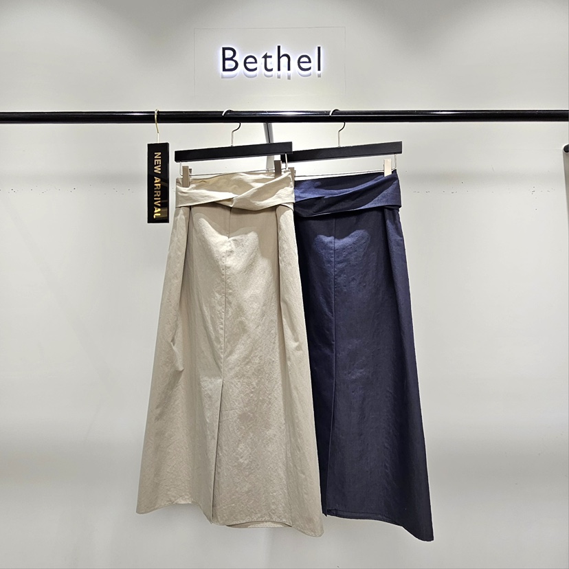 BETHEL韓國直郵㊣東大門實拍女裝新款時尚熱賣職業休閑長裙BETHEL長裙