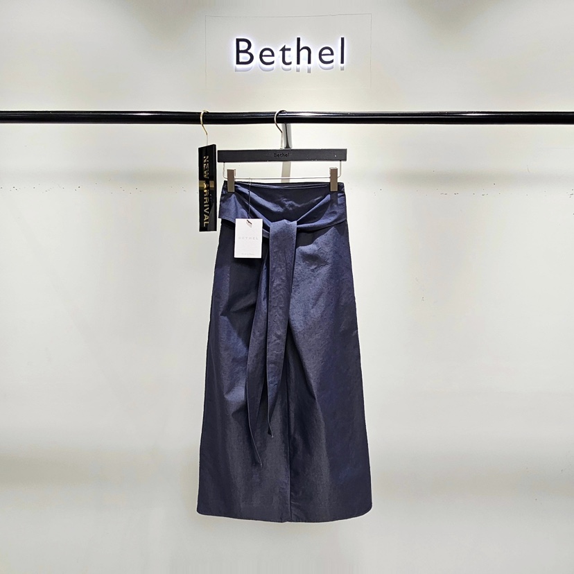 BETHEL韓國直郵㊣東大門實拍女裝新款時尚熱賣職業休閑長裙BETHEL長裙圖色2