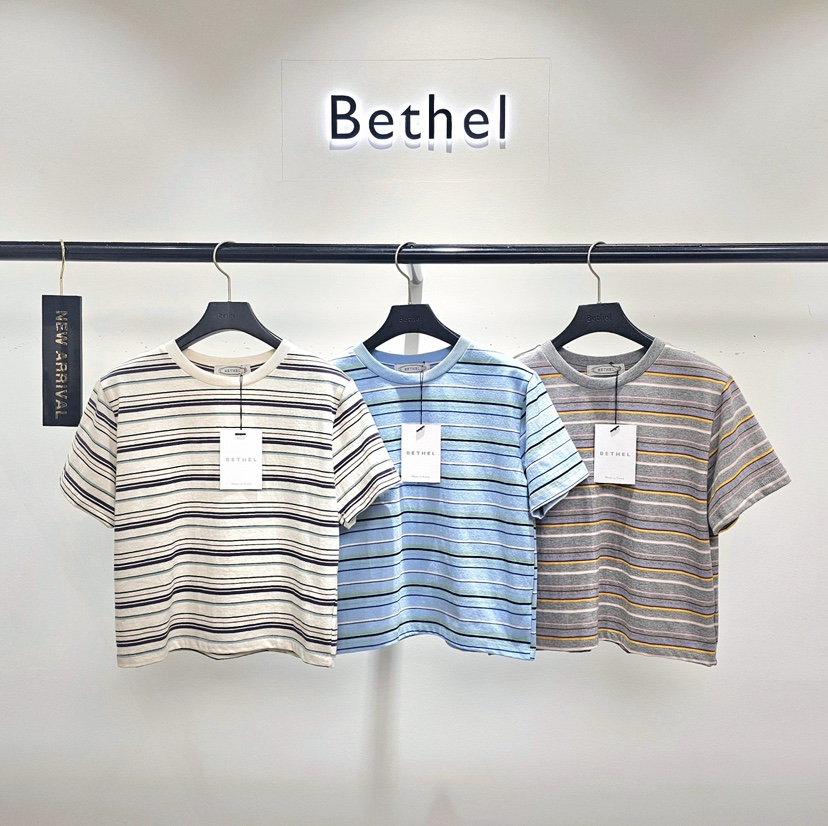 BETHEL韓國直郵㊣女裝新品時尚休閑熱賣25春夏職業推薦人氣T恤BETHELT恤