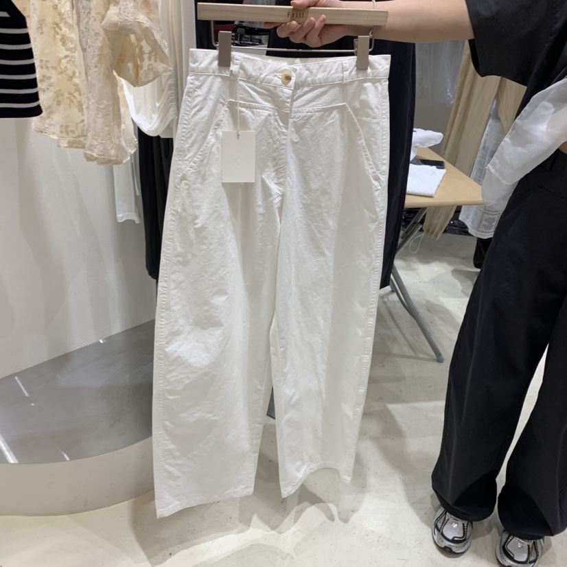 FRILL韓國直郵㊣女裝新款推薦人氣25春夏休閑熱賣時尚休閑褲FRILL休閑褲圖色2