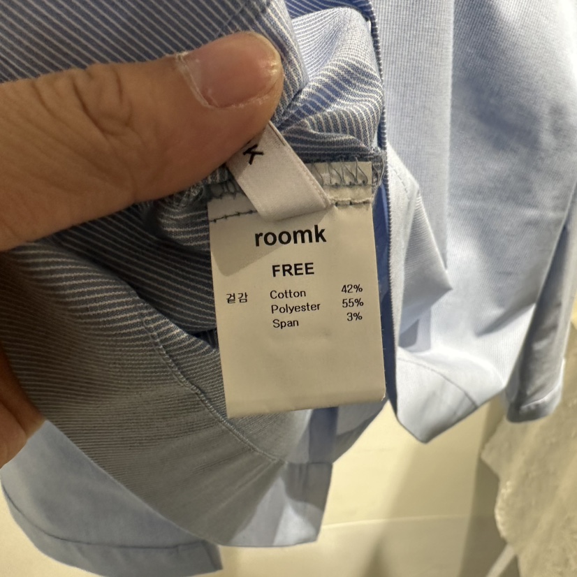 ROOM K-P韓國㊣直郵東大門代購女裝新款25春夏襯衫蕾絲衫ROOM K襯衫/蕾絲衫