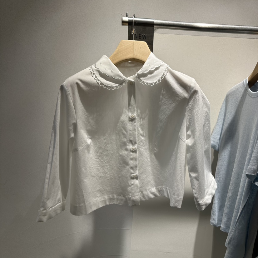 ROOM K-P韓國㊣直郵東大門代購女裝新款25春夏襯衫蕾絲衫ROOM K襯衫/蕾絲衫圖色2