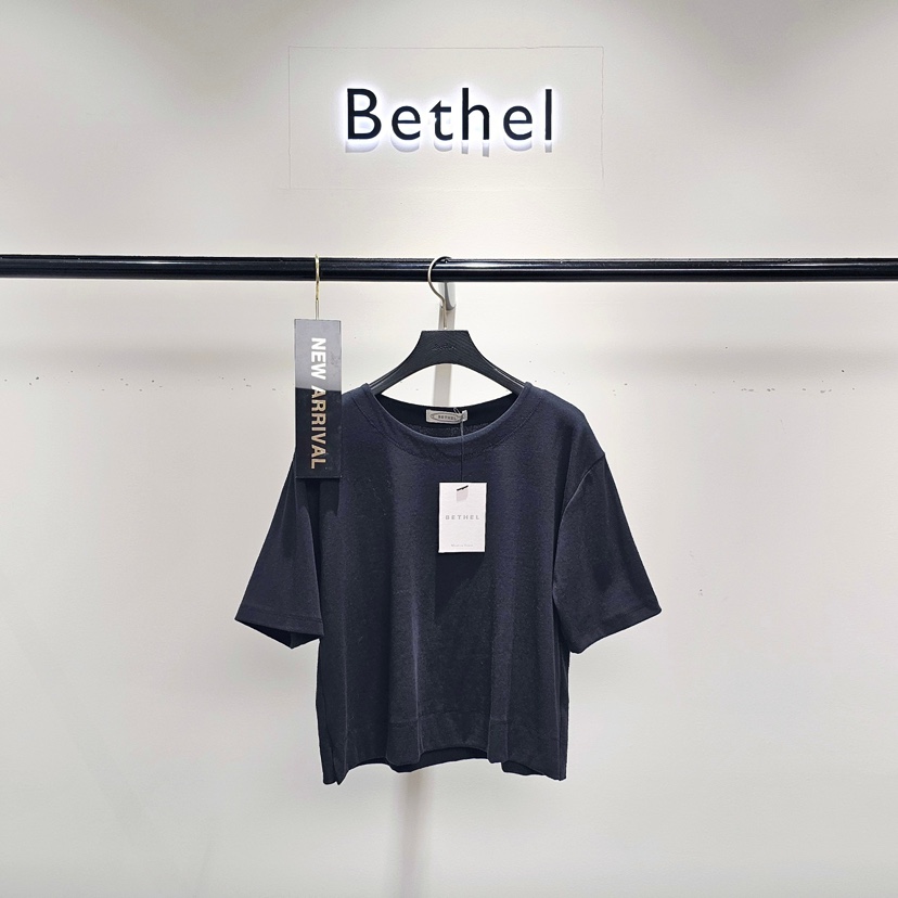 BETHEL直郵韓國代購㊣女裝新品推薦時尚人氣職業25春夏休閑T恤BETHELT恤圖色3