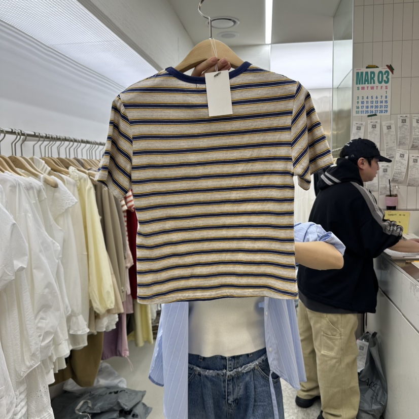 MIXXIN韓國㊣直郵東大門代購女裝新品時尚25春夏熱賣推薦T恤MIXXINT恤