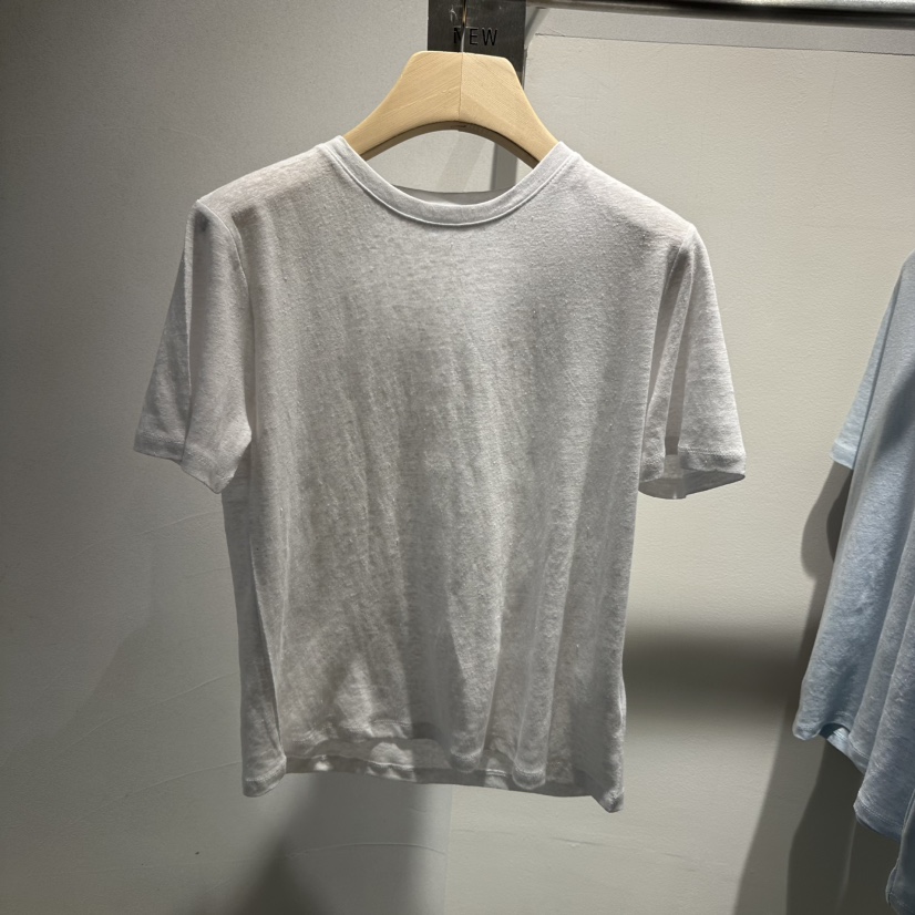 ROOM K-P韓國直郵㊣女裝新品休閑推薦時尚職業人氣T恤亞麻ROOM KT恤圖色2