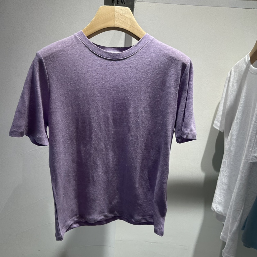ROOM K-P韓國直郵㊣女裝新品休閑推薦時尚職業人氣T恤亞麻ROOM KT恤圖色3