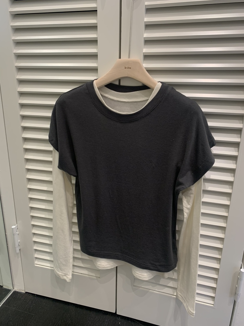 LE OVE/VERDI韓國㊣直郵東大門代購女裝新品25春夏休閑T恤LE OVE/VERDIT恤