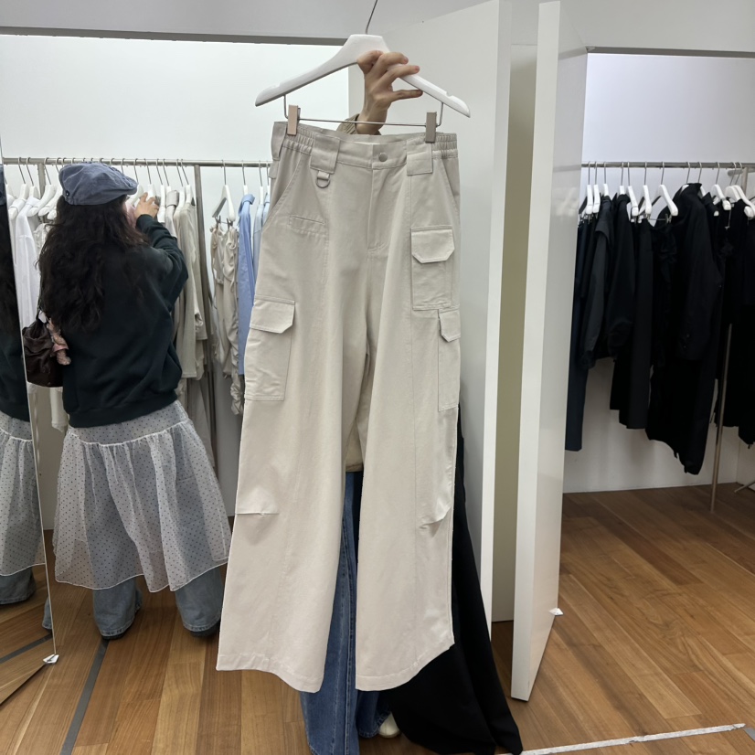 MYNAMEIS韓國㊣直郵東大門代購女裝新品25春夏休閑時尚休閑褲MYNAMEIS休閑褲