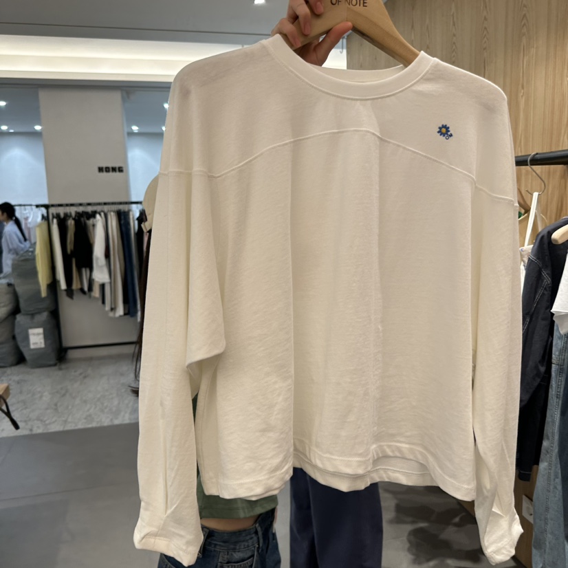STAYFELT/OF NOTE韓國直郵㊣女裝新品職業時尚25春夏長袖T恤OF NOTE/STAYFELT長袖T恤圖色2