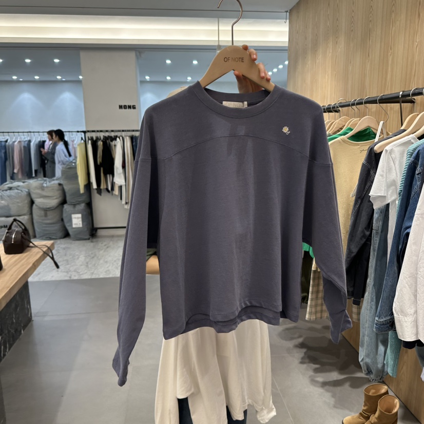 STAYFELT/OF NOTE韓國直郵㊣女裝新品職業時尚25春夏長袖T恤OF NOTE/STAYFELT長袖T恤圖色3