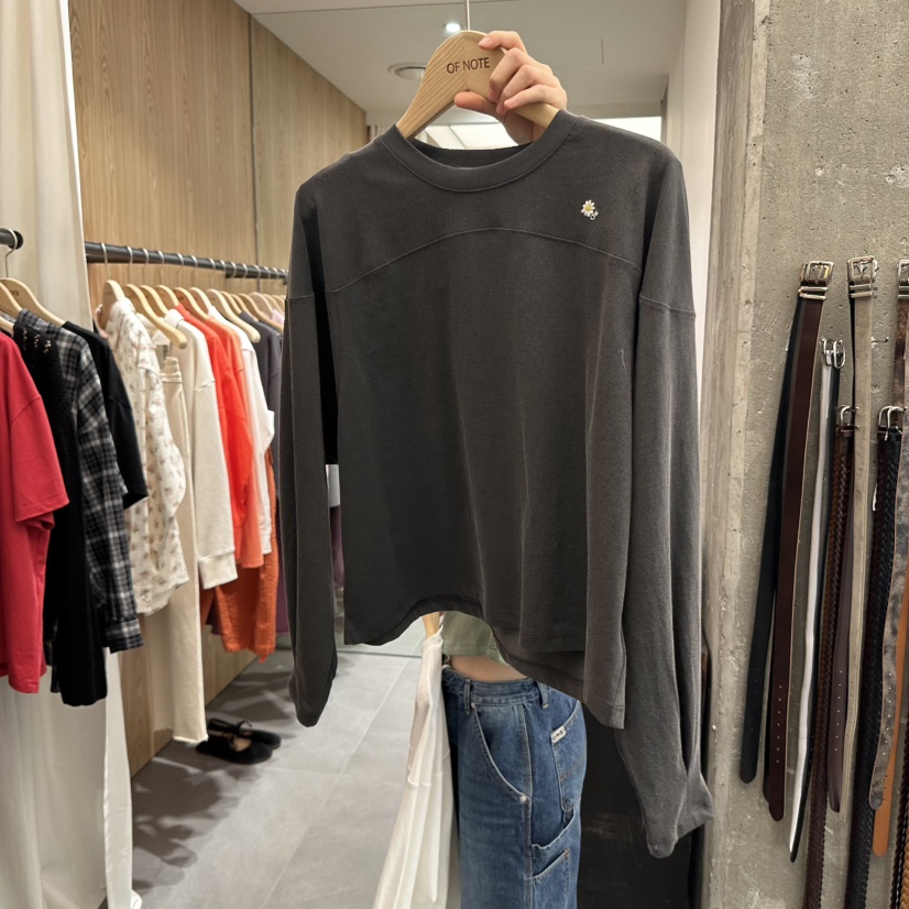 STAYFELT/OF NOTE韓國直郵㊣女裝新品職業時尚25春夏長袖T恤OF NOTE/STAYFELT長袖T恤圖色4