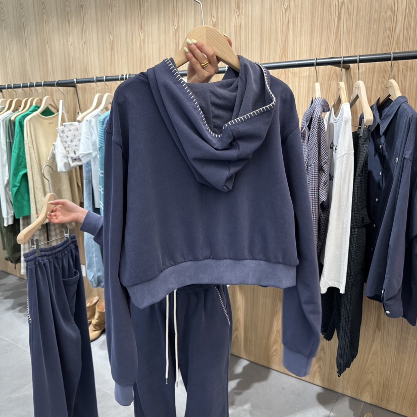 STAYFELT/OF NOTE韓國直郵㊣女裝新款職業人氣25春夏衛衣連帽OF NOTE/STAYFELT衛衣