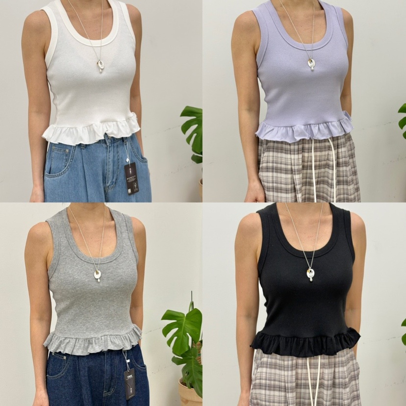 BUT韓國直郵㊣女裝新款休閑職業25春夏推薦熱賣人氣吊帶背心button吊帶/背心