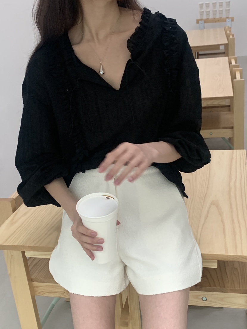 LOGARDEN韓國㊣直郵東大門代購女裝新款職業25春夏襯衫蕾絲衫LO GARDEN襯衫/蕾絲衫