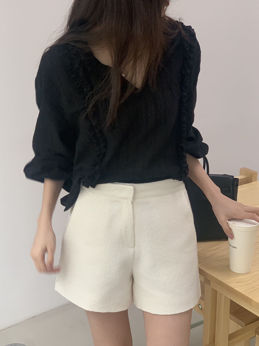 LOGARDEN韓國㊣直郵東大門代購女裝新款職業25春夏襯衫蕾絲衫LO GARDEN襯衫/蕾絲衫圖色3