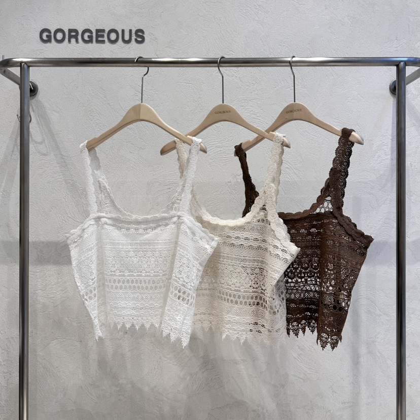 GORGEOUS韓國代購女士新品熱賣25春夏職業時尚休閑吊帶背心GORGEOUS吊帶/背心