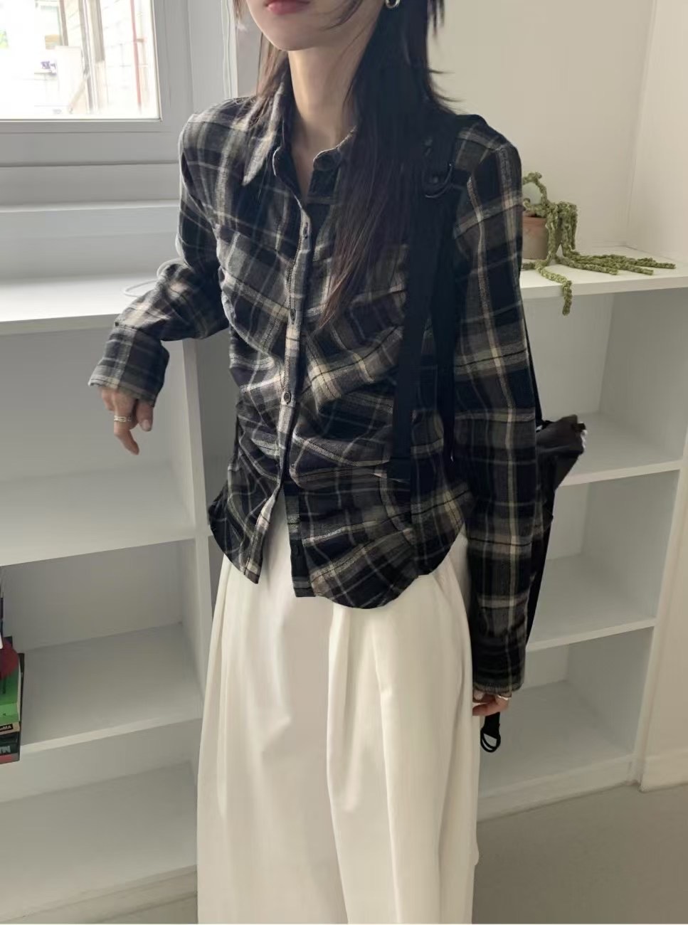 BIRTHDAY-OT韓國直郵㊣女裝新品時尚人氣休閑25春夏襯衫蕾絲衫BIRTHDAY-OT襯衫/蕾絲衫