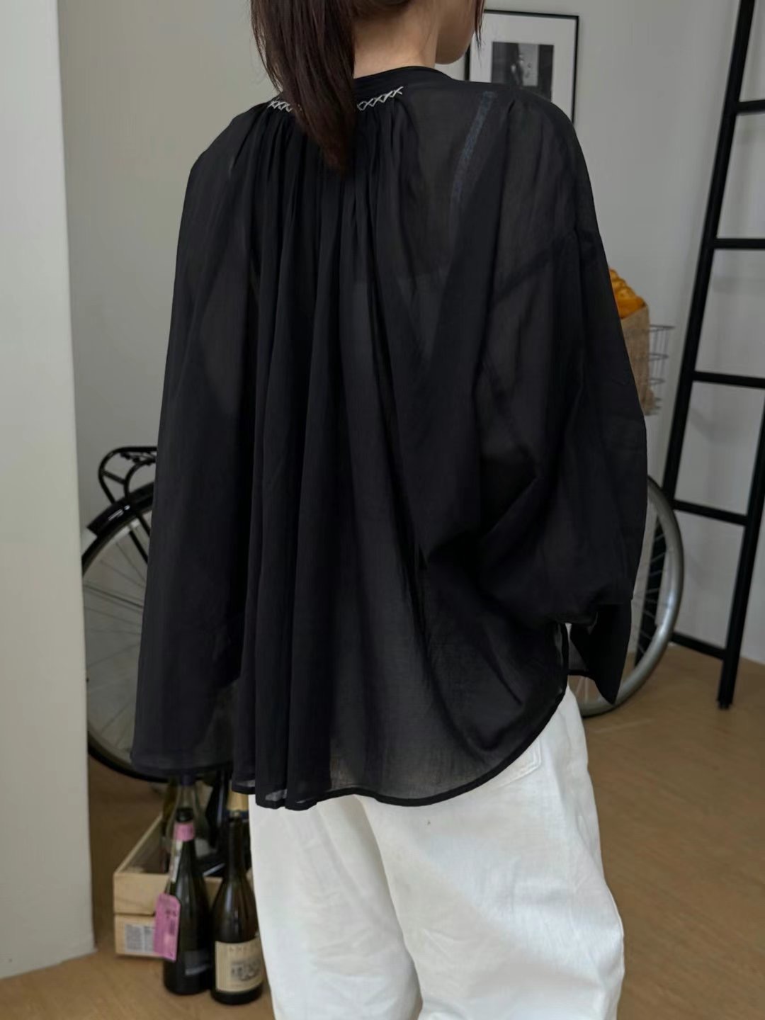 BROTE韓國直郵㊣東大門實拍女裝新款人氣推薦熱賣襯衫蕾絲衫BROTE襯衫/蕾絲衫