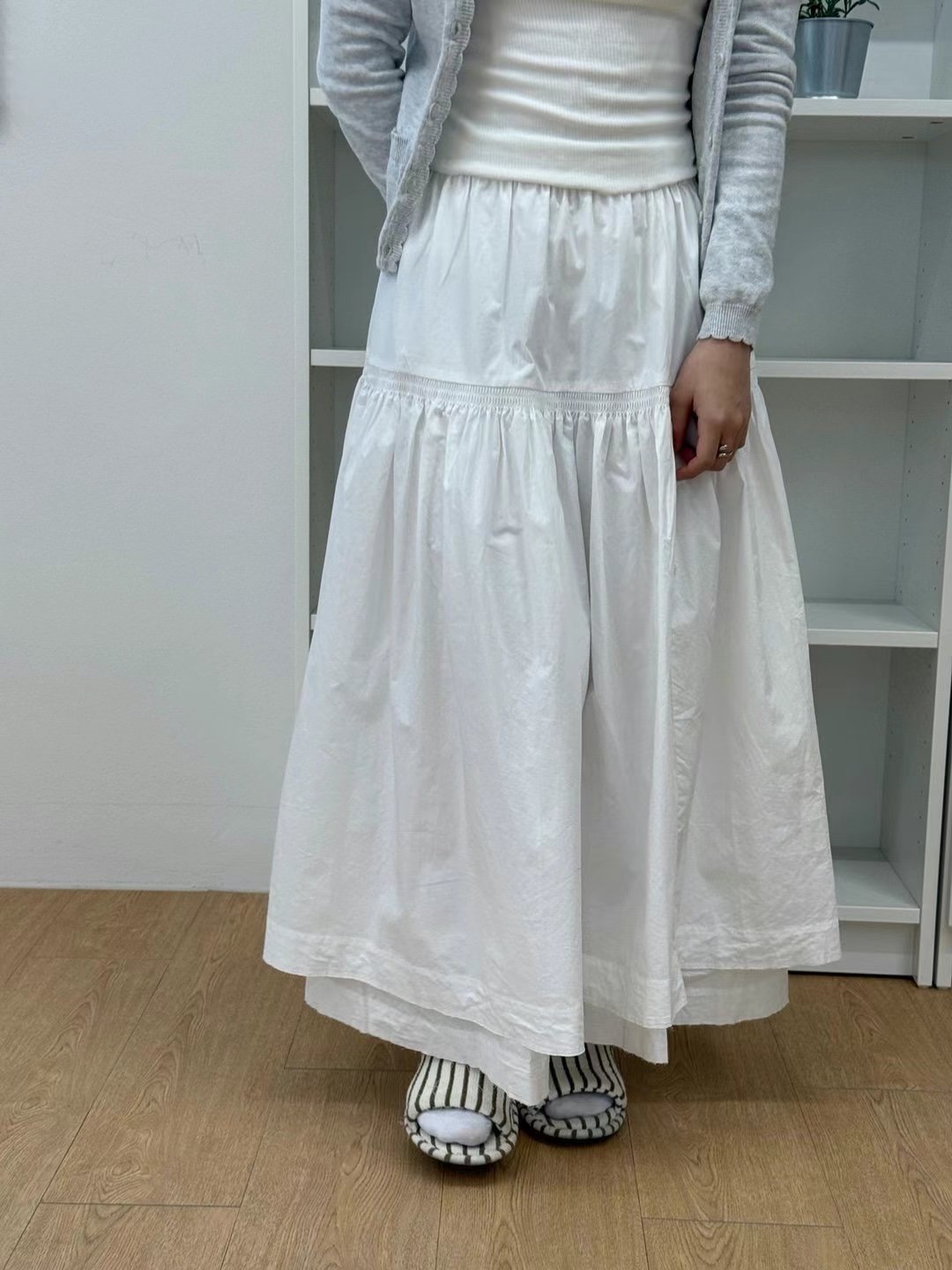 BROTE韓國直郵㊣女裝新款人氣熱賣休閑25春夏時尚職業推薦長裙BROTE長裙