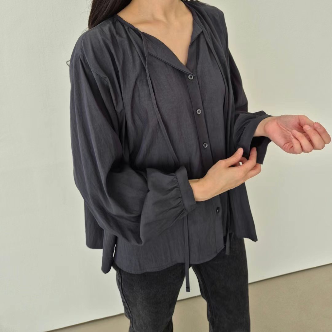 GOBSLMURI-곱슬머리-T韓國直郵㊣女裝新品人氣襯衫蕾絲衫GOBSLMURI-2件起襯衫/蕾絲衫圖色2