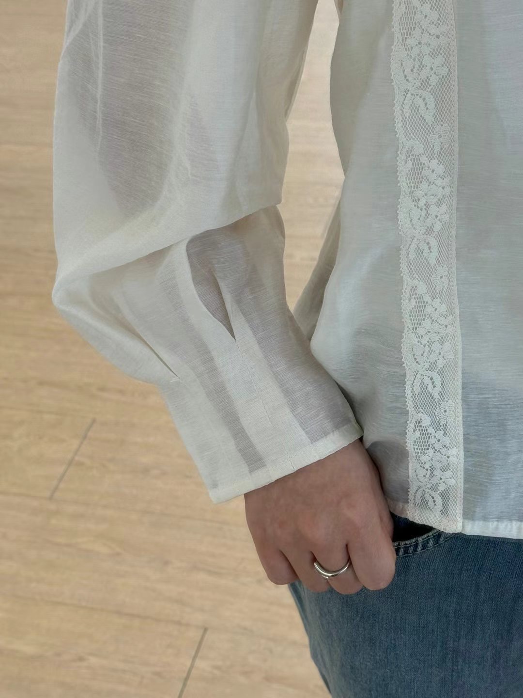 BROTE韓國直郵㊣女裝新品休閑推薦時尚人氣25春夏襯衫蕾絲衫BROTE襯衫/蕾絲衫