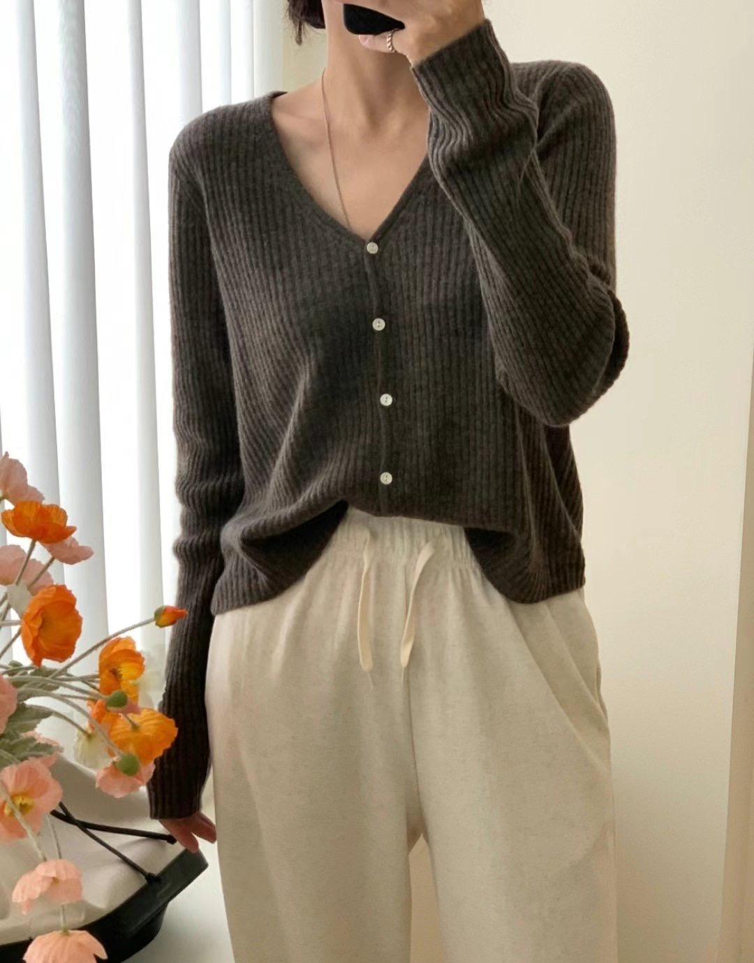 BROTE直郵韓國代購㊣女裝新款推薦人氣休閑25春夏針織衫開衫BROTE針織衫