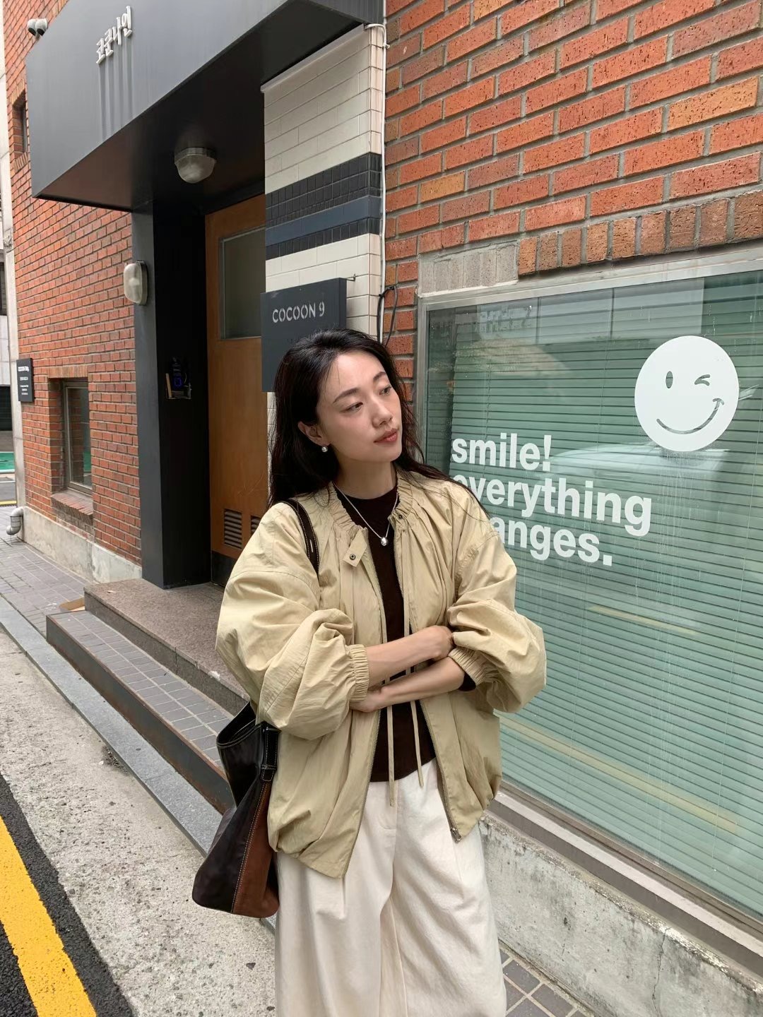 BROTE韓國直郵女裝新品職業休閑推薦25春夏人氣熱賣真品夾克BROTE夾克圖色2