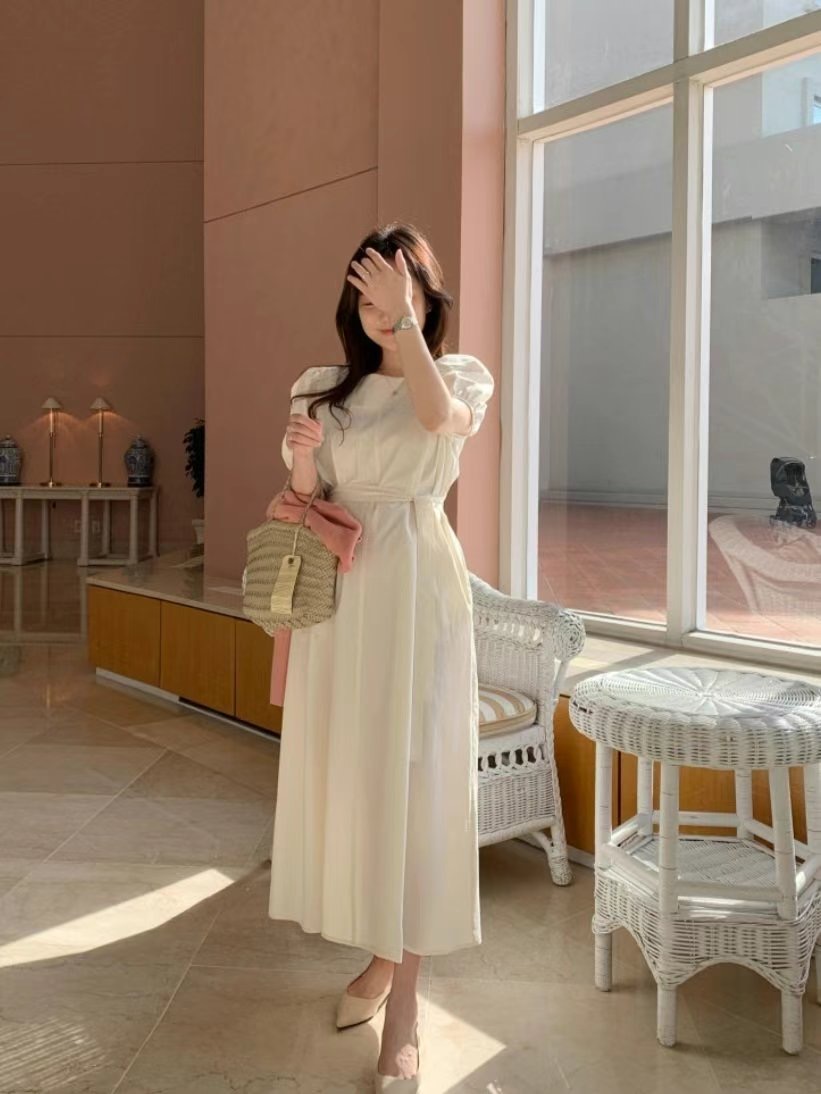 GOBSLMURI-곱슬머리-T韓國直郵女士新款休閑職業真品連衣裙GOBSLMURI-2件起連衣裙