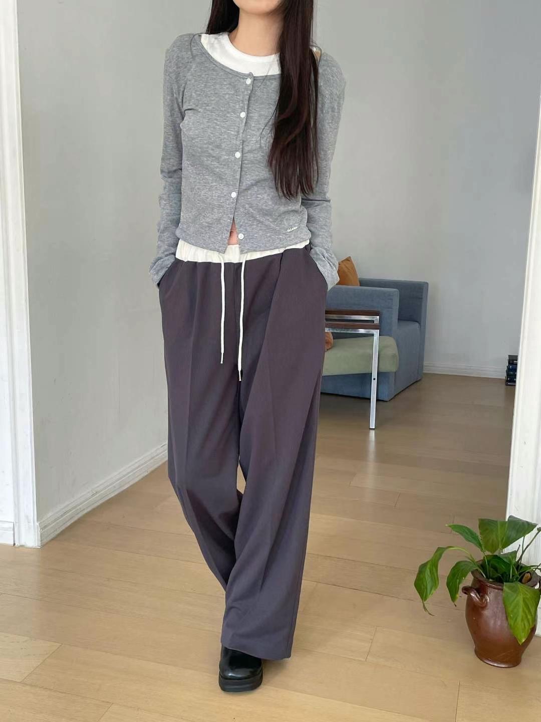 OTTO東大門實拍女士新品推薦休閑熱賣時尚25春夏人氣休閑褲OTTO休閑褲