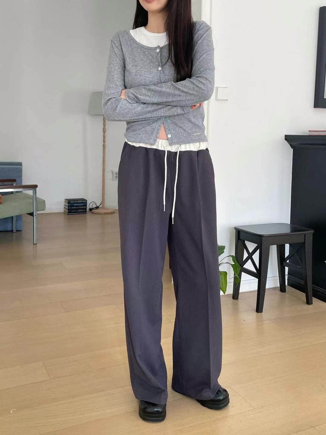 OTTO東大門實拍女士新品推薦休閑熱賣時尚25春夏人氣休閑褲OTTO休閑褲圖色3