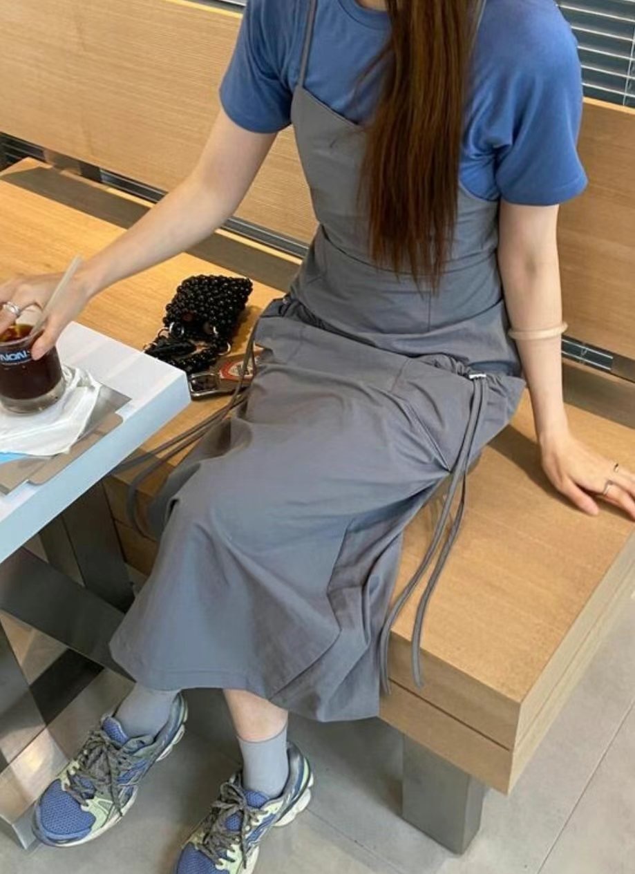 GOBSLMURI-곱슬머리-T韓國直郵女裝新款休閑職業推薦連衣裙GOBSLMURI-2件起連衣裙