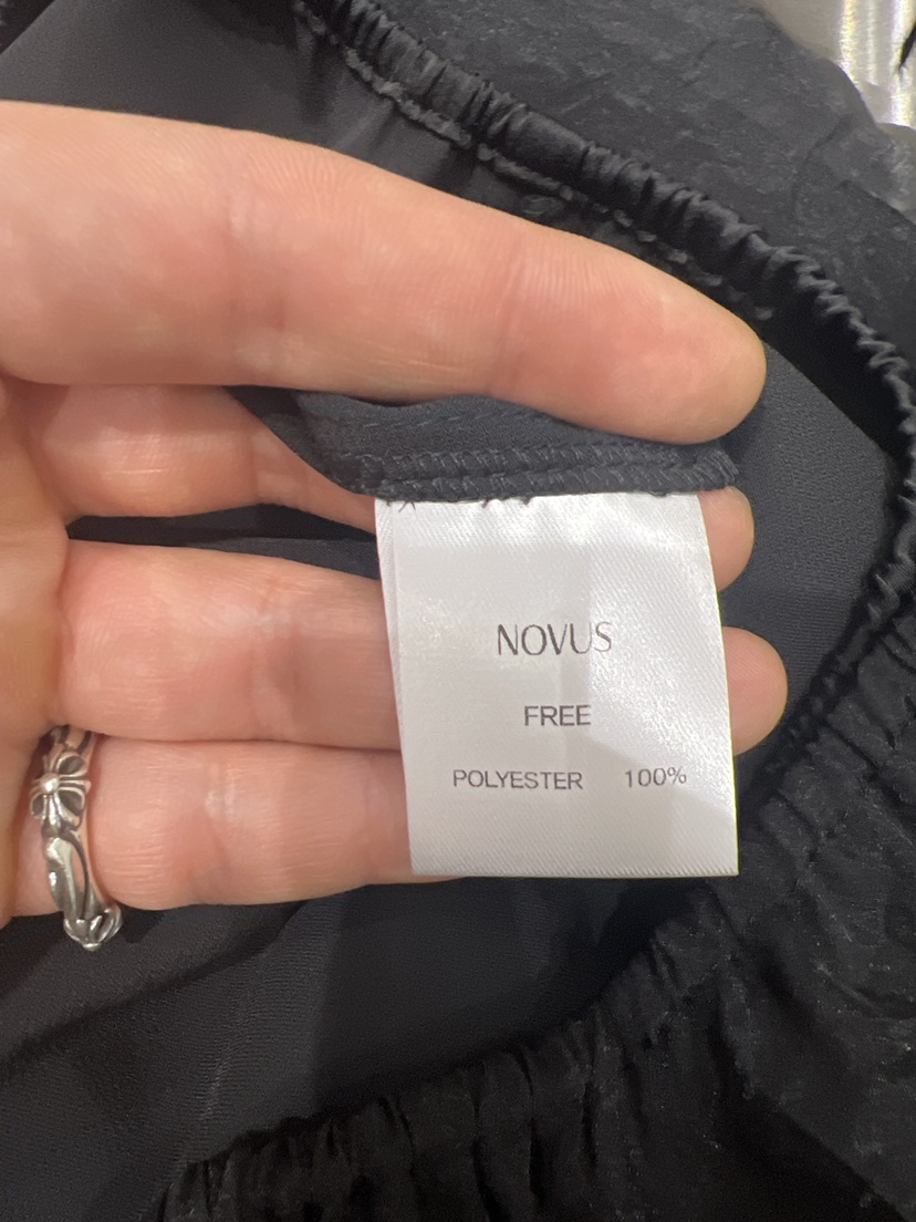 NOVUS直郵韓國代購㊣女裝新品時尚職業推薦半身裙中短裙褶皺NOVUS半身裙/中短裙