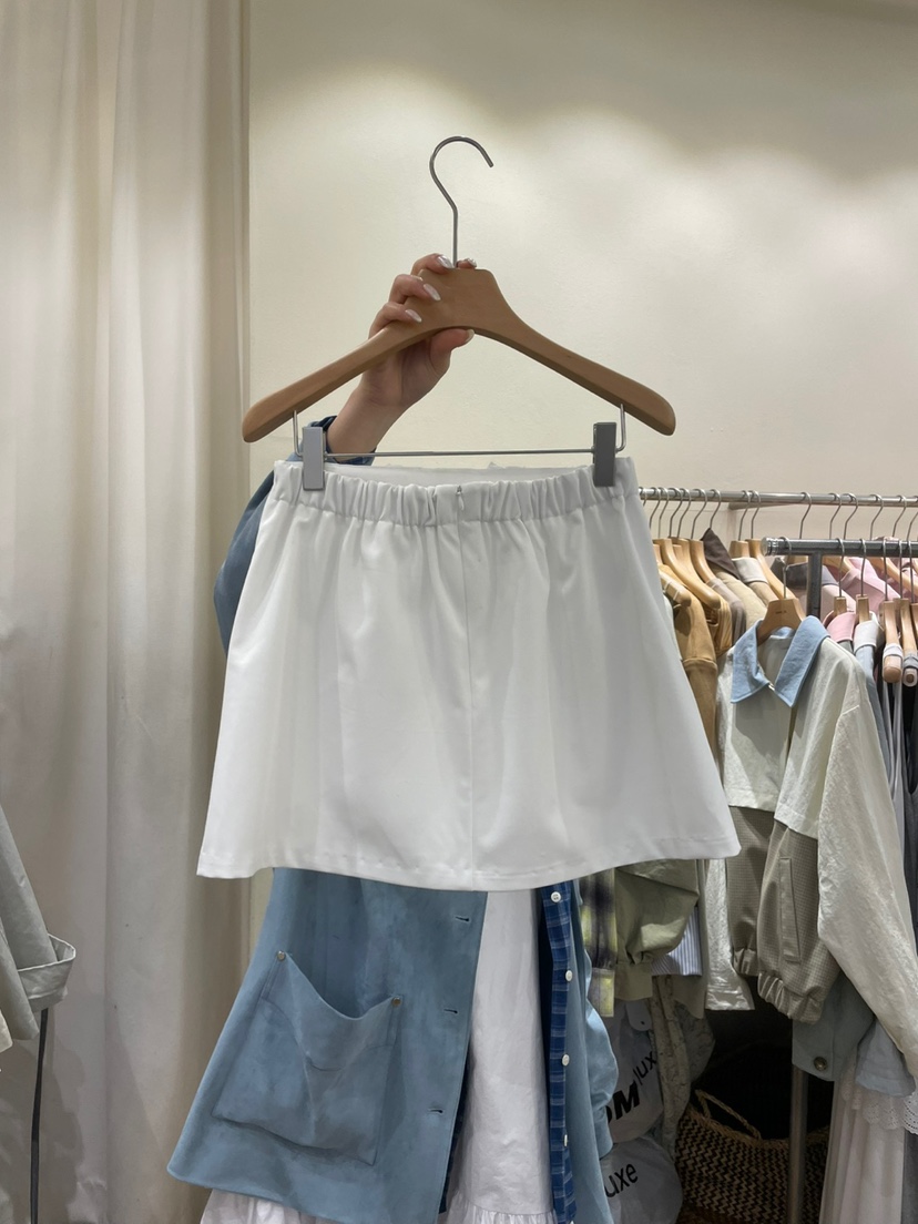 AUVERFIT直郵韓國代購㊣女裝新品人氣時尚25春夏職業休閑短裙AUVERFIT短裙