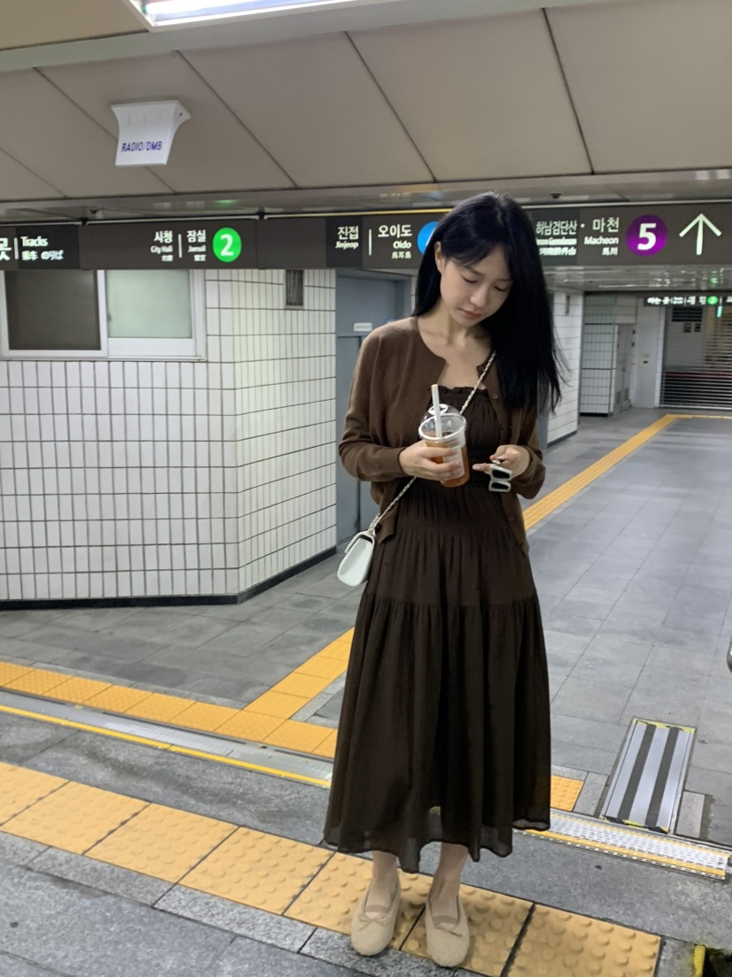 PRIMA LUCE直郵韓國代購㊣女裝新品休閑時尚25春夏人氣連衣裙CHARLOTTE連衣裙