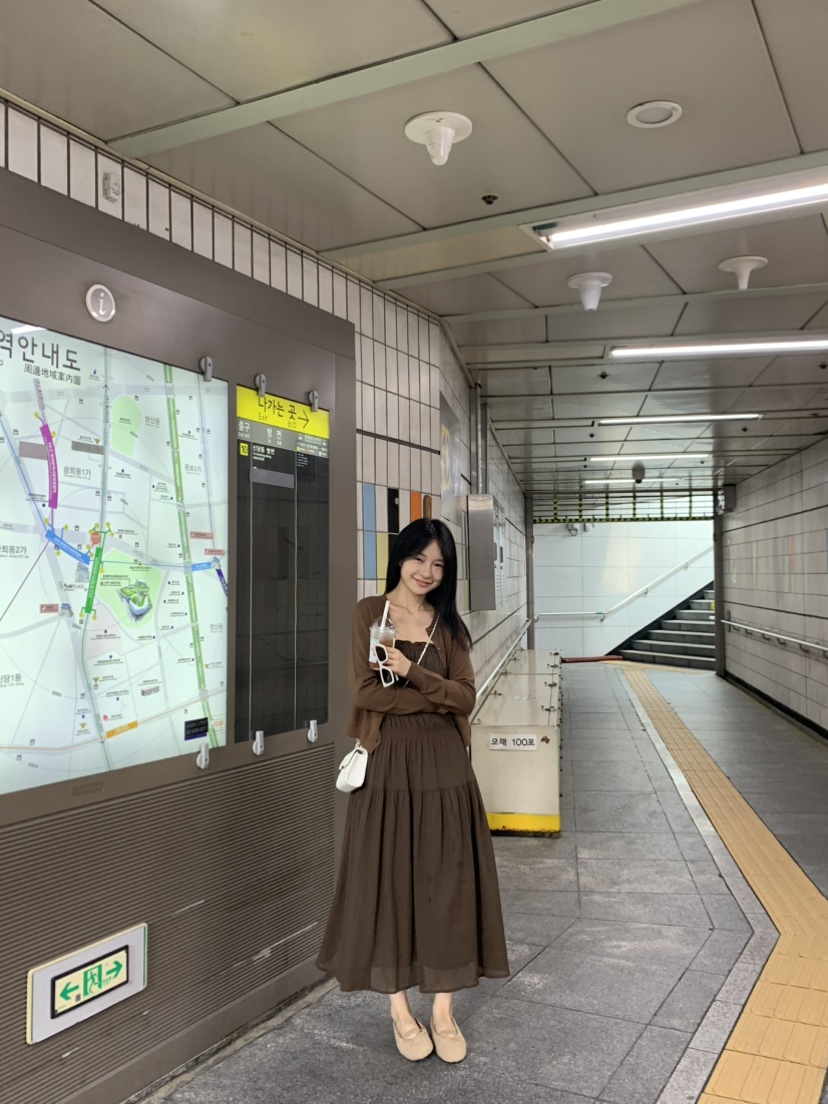 PRIMA LUCE直郵韓國代購㊣女裝新品休閑時尚25春夏人氣連衣裙CHARLOTTE連衣裙圖色1
