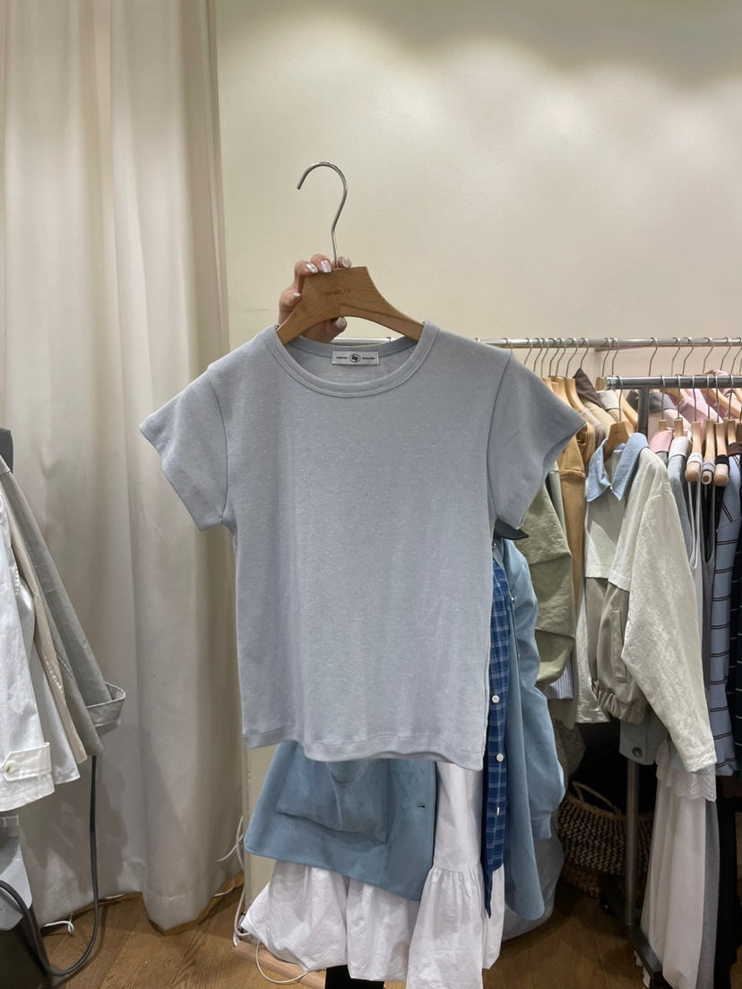 AUVERFIT韓國代購女裝新品人氣職業休閑時尚真品25春夏熱賣T恤AUVERFITT恤圖色2