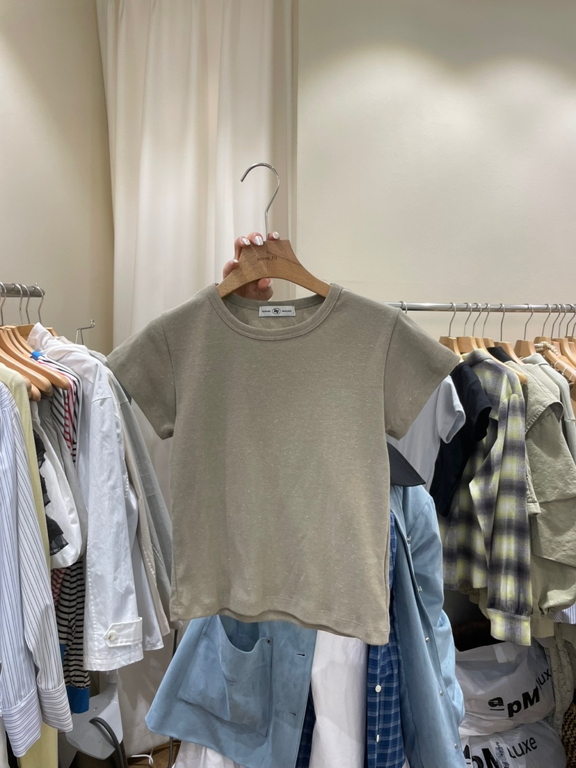 AUVERFIT韓國代購女裝新品人氣職業休閑時尚真品25春夏熱賣T恤AUVERFITT恤圖色3
