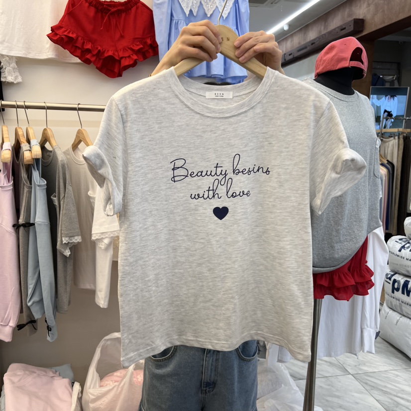 BEEN-A韓國直郵㊣東大門實拍女裝新品人氣時尚推薦25春夏T恤BEEN-AT恤圖色2
