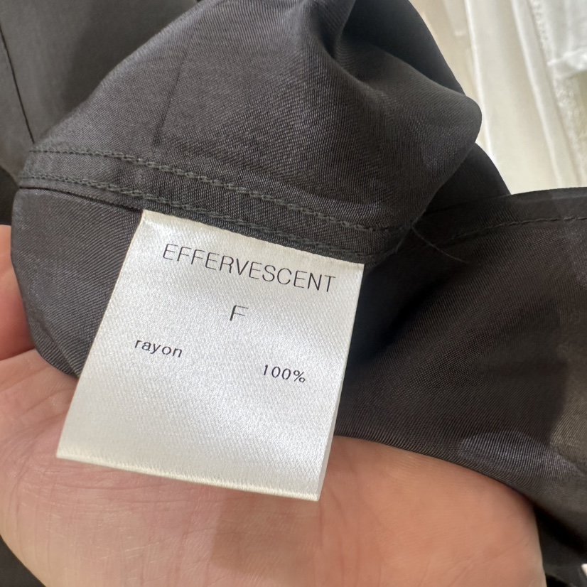 EFFERVESCENT韓國㊣直郵東大門代購女裝新品25春夏襯衫蕾絲衫口袋evc/effervescent襯衫/蕾絲衫