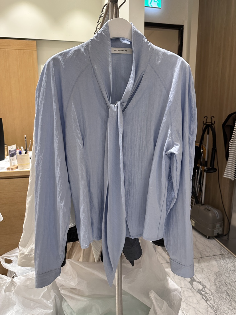 THE SIGNATURE韓國㊣直郵東大門代購女裝新品時尚襯衫蕾絲衫THE SIGNATURE襯衫/蕾絲衫